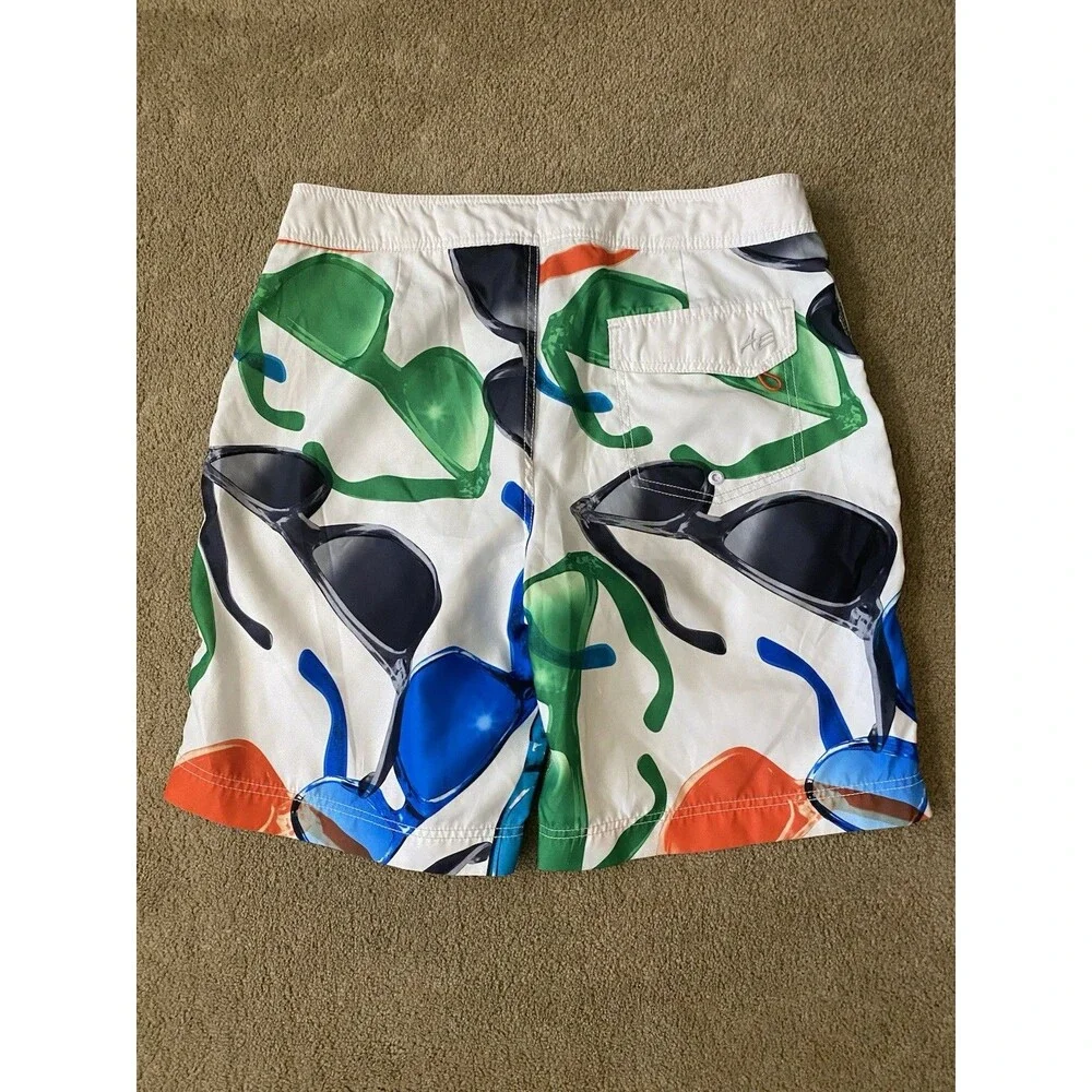 American Eagle Vintage 90’s Y2K Style Sunglasses Print Swim Shorts Men’s Size L